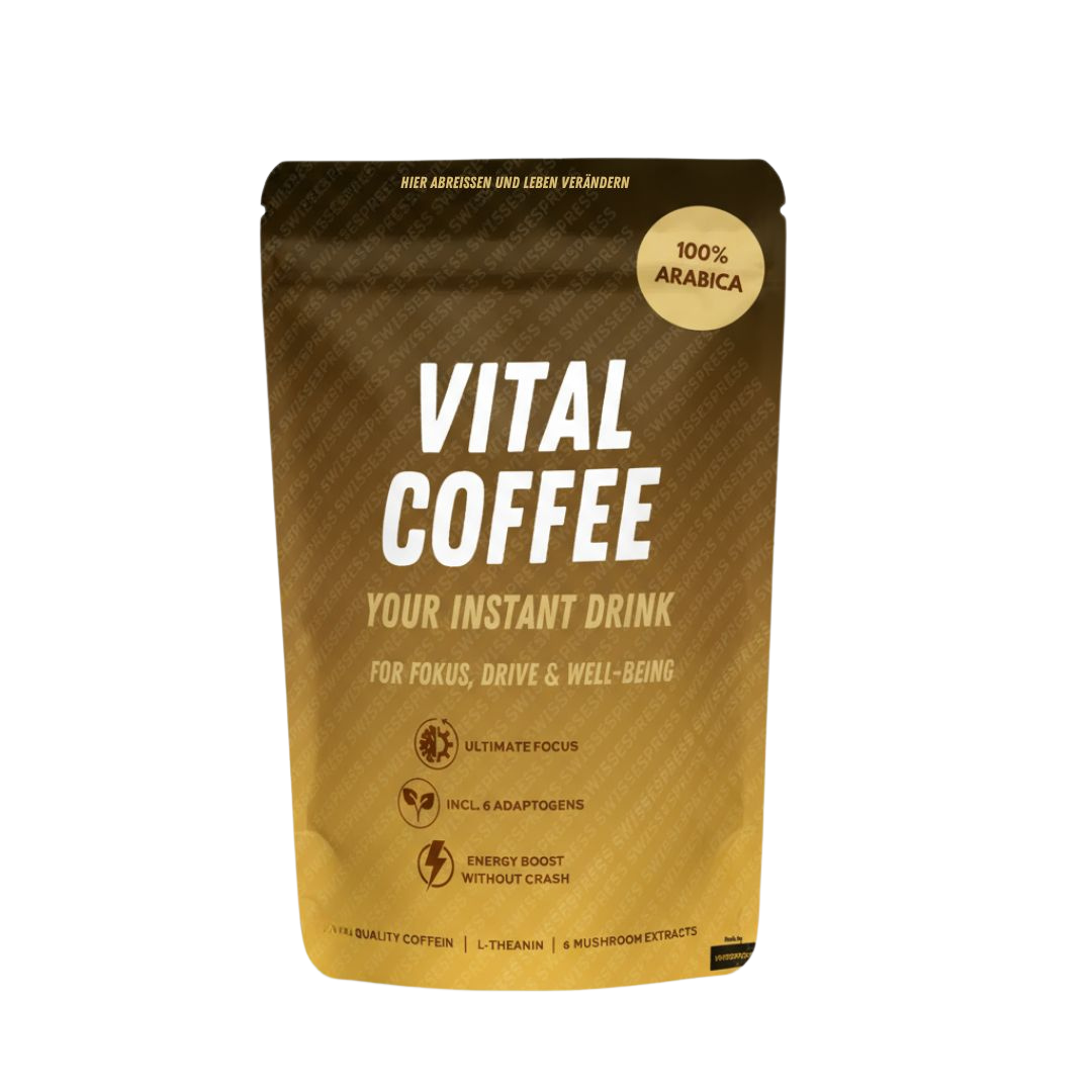 Vital coffe – Vorderseite
